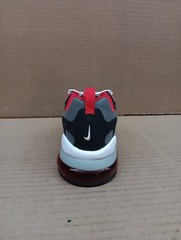 Nike Air Max 270 Rt(ps) Style Bq0102, Grey/red/black, Sz 3