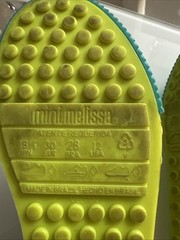 Mini Melissa X Disney Monsters Inc. Sully and Mike Sneakers Shoes Toddler Sz 12