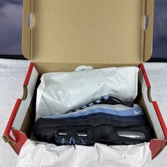 Nike Air Max 95 BB Leather Black Smoke Grey II4130-018 Size 5Y 6.5W