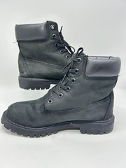 Timberland 6″ Premium Waterproof Boots Black Nubuk Junior Size 6 M 12907/ 200 gm