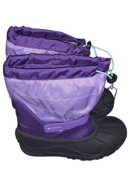 Columbia Unisex-Child Powderbug Plus II Snow Boot Waterproof Youth Size 6 Purple