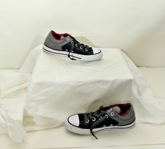Converse All Star Chuck Taylor Two Tone Gray Low Top Sneaker Shoe Youth Sz 2