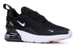 NIKE AIR MAX 270 (PS) BLACK / WHITE PRE SCHOOL AO2372 001