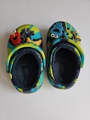 Crocs Classic Marbled Tie Dye Slip-On Fleece Lined Clogs Size 5 (Little Kids)