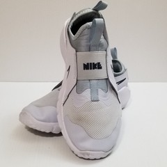 MISMATCHED Nike Flex Runner White/Gray DJ6038-010 Slip On Shoes 4.5Y-5Y READ