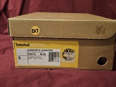 Timberland Juniors Roll Top Sweet Black & Pink 29979 Size 5M EU37 UK 4.5 w/ Box
