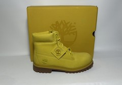 [TARIFF-FREE] Timberland Premium 6 Inch Bright Yellow Junior Sz 5.5 – 6 – 6.5 -7