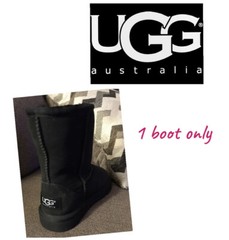1 UGG Blk SINGLE LEFT BOOT ONLY Sz Toddler/kid 11 -Amputee – Crafting Shearling
