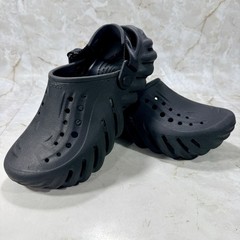 Crocs Echo Clog Juniors Youth Size 6 (Eu 38-39) Womens 8 Mens 6 Black Perfect