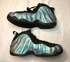 🔥 2017 Nike Air Foamposite One Abalone Size 9 Men’s Rare Used No Box 🔥