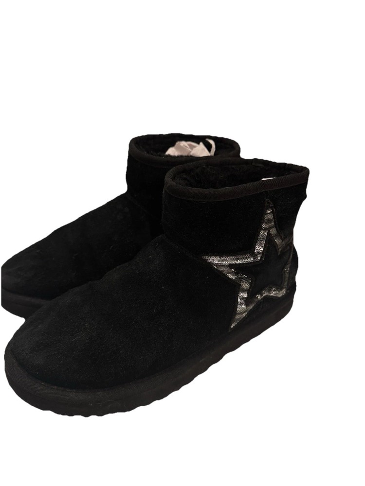 UGG Kids Classic Mini Ii Boots | Black Authentic Sz 6.5 Womens Sz 8