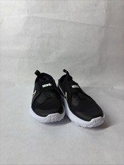 Nike Flex Runner 2 PSV Black/White Unisex Boys Slip On Athletic Sneakers 11c
