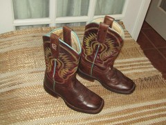 Anderson Bean Boot Company 7062 Cowboy Boots Kids Youth Size 1