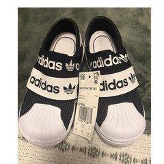 adidas Superstar SMR 360 I Slip On Sneakers Black/White Unisex Kids 8K