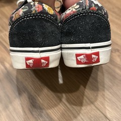 Vans Old Skool Garden Floral With Black Suede Lace Up 80s Surfer Skater Sz 6/4.4