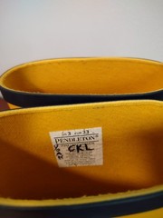 Pendleton Mid Boot Rain Boots Outdoor Yellow Unisex Kids Size 3