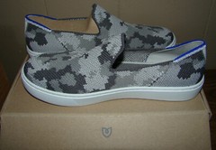 Rothy’s Grey Camo Slip-On Sneakers NEW! Children’s size 4 Sustainable Material
