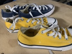 Converse Low Top Sneakers & Tom’s Cookie Monster Shoe Lot (size 13)