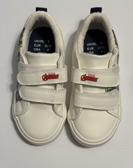 Marvel Avengers Kids Hook & Loop Low Top White Sneakers US 9 EU 25/26 UK 8
