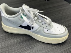 Nike AIR Force 1 LV8 2 AF1 Split Silver White Black 6.5Y DZ2660 001
