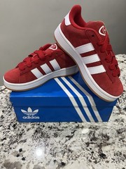 Adidas Campus 00s C Better Scarlet Red White Kids Size 2 JI4329 New In Box