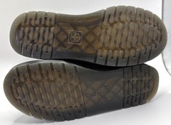 Dr. Doc Martens Zavala J Combat Boots Kids Black Leather Unisex US Size 3