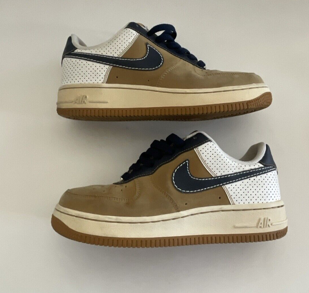Nike Air Force XXV Diamond Wheat Obsidian (314192-741) Shoes Size 4.5Y
