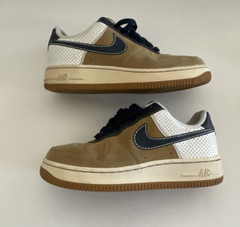 Nike Air Force XXV Diamond Wheat Obsidian (314192-741) Shoes Size 4.5Y
