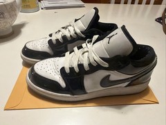 Nike Air Jordan 1 Low SE Concord White/Black DV1333-100 GS Size 6.5Y low top