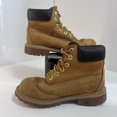 Timberland Youth 1M Waterproof Classic Brown Leather Boots 12709