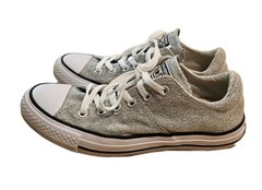 Womens Converse All Star Heather Gray Low Top Sneakers Size 8 Perfect Condition