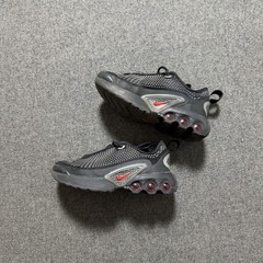 Nike Air Max DN Kids PS 11C ‘Black Metallic Silver Red’ Sneaker Shoe