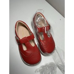 Nedaan Toddler Girl Mary Jane Flat Dress Shoes Red Sz 3-9