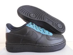 Nike Air Force 1 LV8 4 (GS) Black-Cool Grey-Obsidian Mist Sz 4Y [CN5715-001]