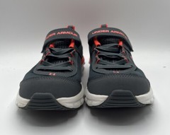 Under Armour Assert 8 Running Shoes Size 2Y Dark Gray Orange 3022101-106 – EUC
