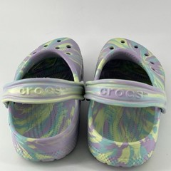 Crocs Classic Marbled Clogs Purple Mint Green Yellow Size Juniors J 3 No Defects