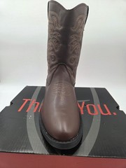 Deer Stags Kids Ranch Cowboy Boots Size 5M New With Box Black Western