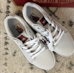 NWT VANS Kids Seldan Pop Lunar Rock Canvas Lace-Up Sneakers US 3