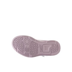 PUMA Rebound V6 Mid Blurry Dreams Lace Up Toddler Girls Pink, White Sneakers C