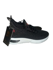 ECKO UNLTD. AVALON-07B Black White Casual Mesh Stretch Sneakers Youth Size 1 New