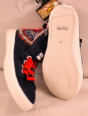 kid’s Marvel Comic Captain America unisex sneakers size 11 navy high top lace up