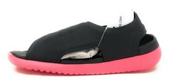 Nike Sunray Adjust 5 Black/Pink GS/PS Kids Girls Adjustable Sandals AJ9076 002