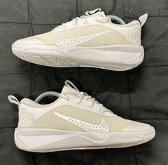 Nike Omni Multi Court Low White Pure Platinum DM9027-100 Kids Size 4Y