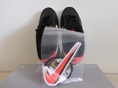 Nike Air Force 1 WW Worldwide Pack (GS) Black-Flash Crimson 5.5Y [CN8533-001]