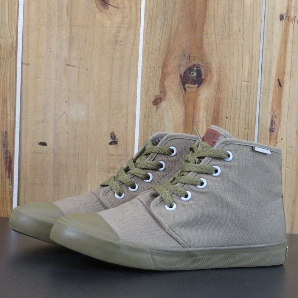 BANGS Old Pine Canvas High top Unisex Boys Size 3.5, Girls/Women Size 5