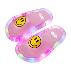 Mud Pie Blue light up Child sandal -Med/Large