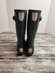Hunter Original Tall Kids Size 2 Boy/3 Girl Waterproof Rain Boots Forest Green
