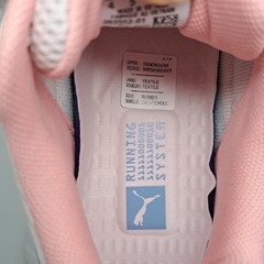 Puma RS-X Sweater Weather GS Sneakers Big Kids/Womens US 5 EU 37 White Pink Blue