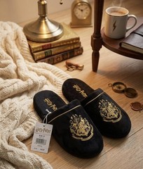 NWT Harry Potter Slippers Black Size 6