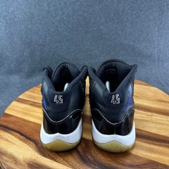 Jordan 11 Retro Space Jam 2016 Black Dark Concord 378038-003 Kids 6.5Y Womens 8
